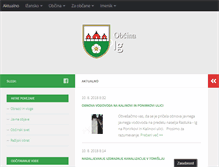 Tablet Screenshot of obcina-ig.si